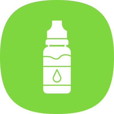 sıvı şişe vektör simgesi modern basit tasarım