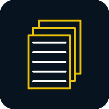 Belge simgesi soyut bir grupta izole edildi