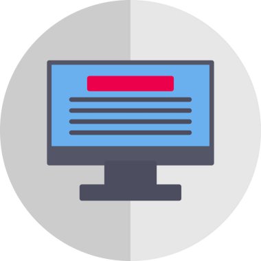 Web simgesini basit illüstrasyonla izle 