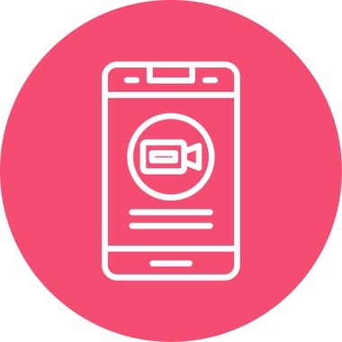 Cep telefonu ico 'nun vektör çizimi