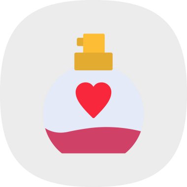 Parfüm şişesi vektör çizim