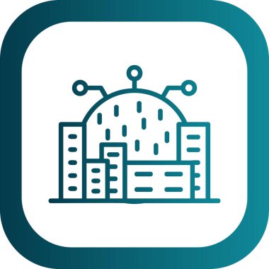 Benzersiz yapı vektörü simgesi