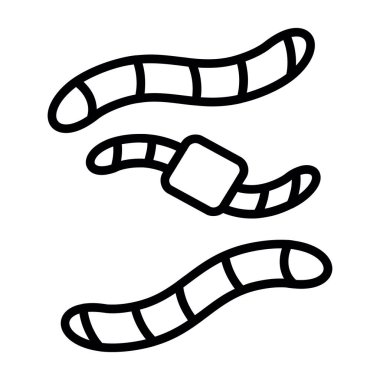 Çizgi film şekerinin vektör çizimi