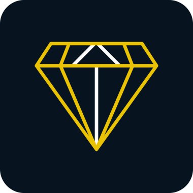 Elmas düz simge, vektör illüstrasyon tasarımı