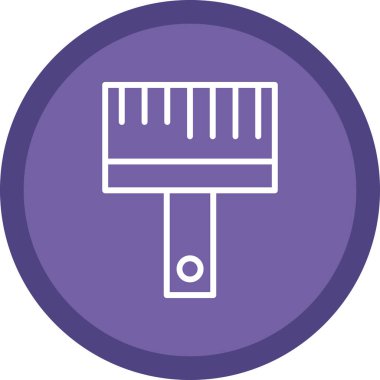 fırça simgesi, vektör illüstrasyon tasarımı