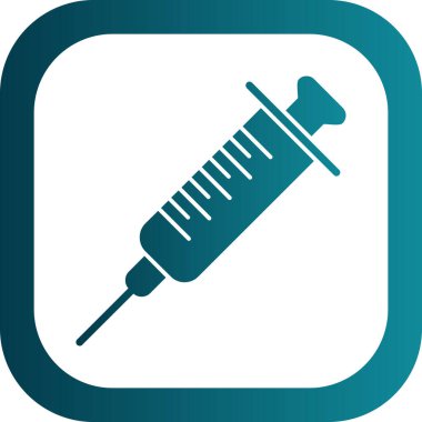 Şırınga web simgesi, vektör çizim