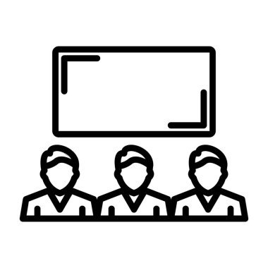 Vektör çizim toplantı iş