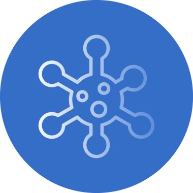 Kolayca değiştirebilen veya düzenleyebilen virüs vektör simgesi