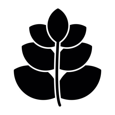 Buğday simgesi, vektör illüstrasyonu basit tasarım