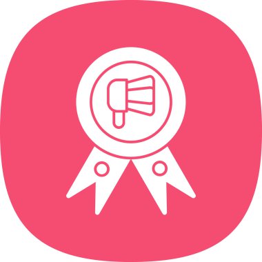 Madalya vektör renk simgesi