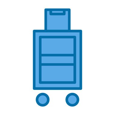 Bavul 'un basit bir çizimi 