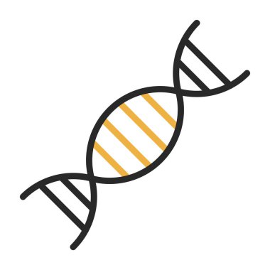 dna. Web simgesi basit illüstrasyon 