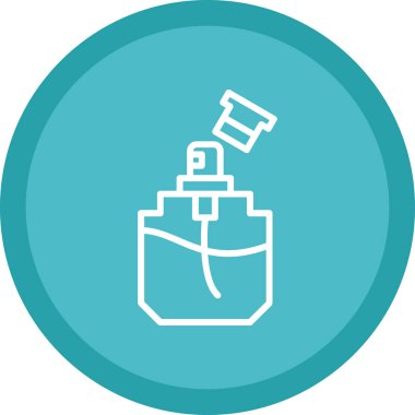 Mavi hediye simgesinin vektör illüstrasyonu