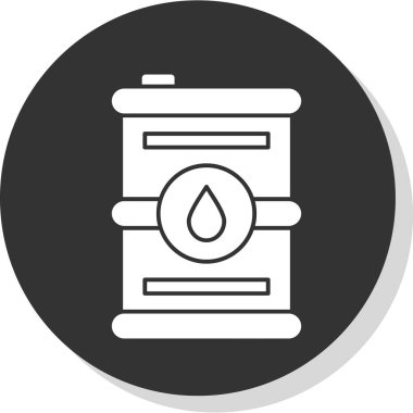 Gaz simgesinin vektör illüstrasyonu