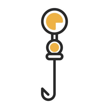 düz kanca vektör çizimi