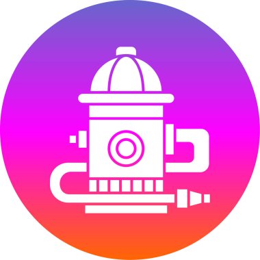 yangın musluğu simgesi vektörü 