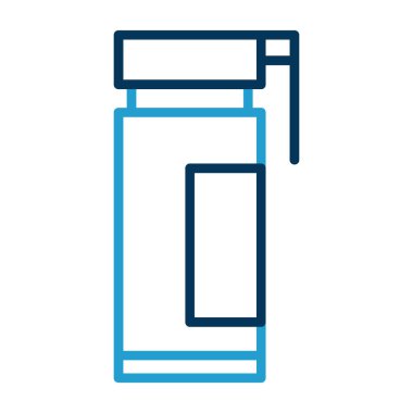 Şişe simgesinin vektör illüstrasyonu 