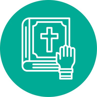 Hristiyan simgesi vektör illüstrasyonu