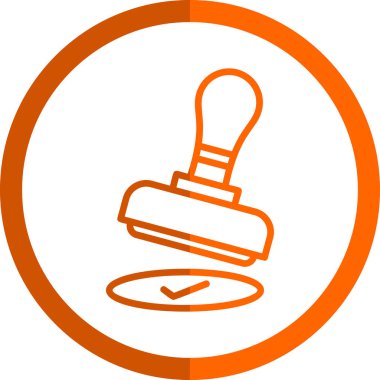 Damga web simge vektör çizim