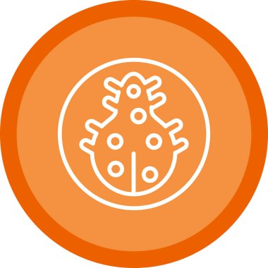 Virüs. Web simgesi basit illüstrasyon