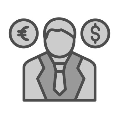 para simgesi tasarımı, vektör illüstrasyonu