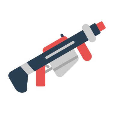 El bombası fırlatıcı vektör illüstrasyonu basit tasarım