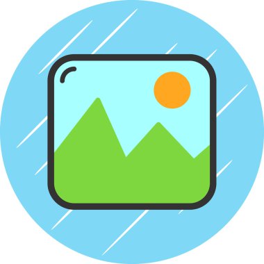 Hava durumu. Web simgesi basit illüstrasyon