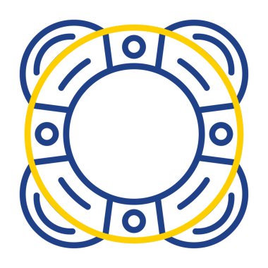 Hayat kurtarıcı. Web simgesi basit illüstrasyon