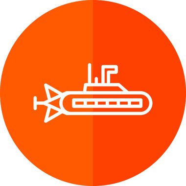 Denizaltı vektör simgesi 