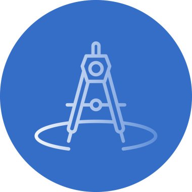 Pusula. Web simgesi basit illüstrasyon 