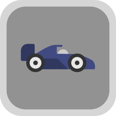 Formula 1 web simgesi basit tasarım
