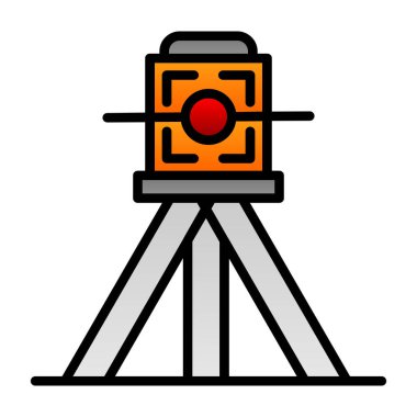 Lazer ağ simgesi vektör illüstrasyonu