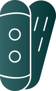 Modern eğitim ikonunun vektör illüstrasyonu