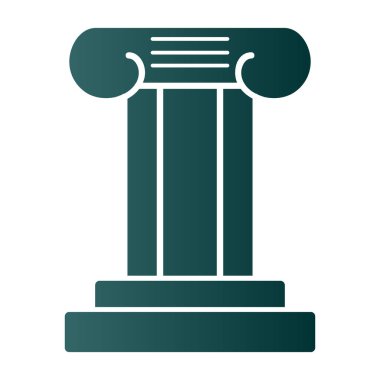 Sütun. Web simgesi basit illüstrasyon