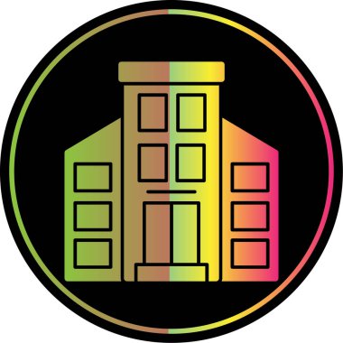 Daire. Web simgesi basit illüstrasyon