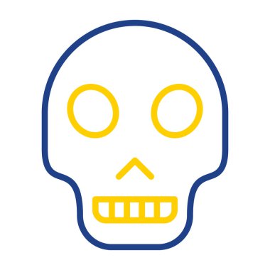 Kurukafa simgesi vektör illüstrasyonu