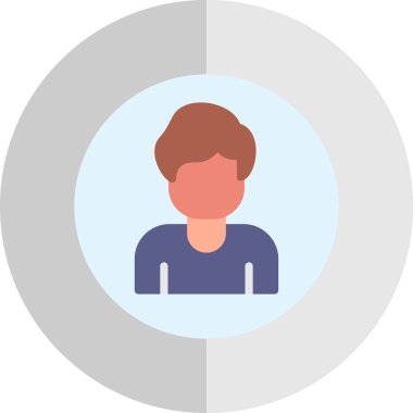 insanlar düz vektör simgesi