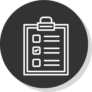 Pano simgesi, vektör illüstrasyonu basit tasarım