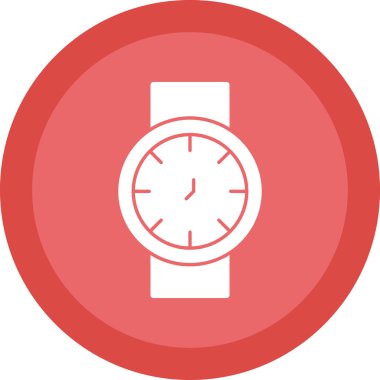 Kol saati simgesi basit tasarım 