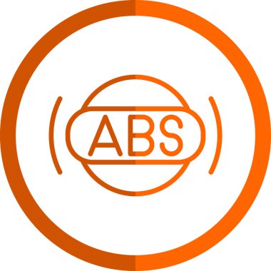 Modern bir simgenin vektör illüstrasyonu