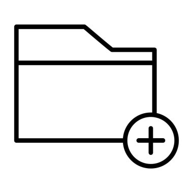 klasör web simgesi, vektör çizim