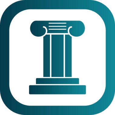 Sütun. Web simgesi basit illüstrasyon