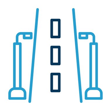 Yapı ve onarım simgesinin vektör illüstrasyonu