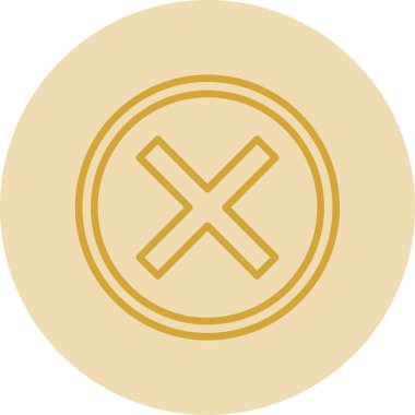 Haç. Web simgesi basit illüstrasyon