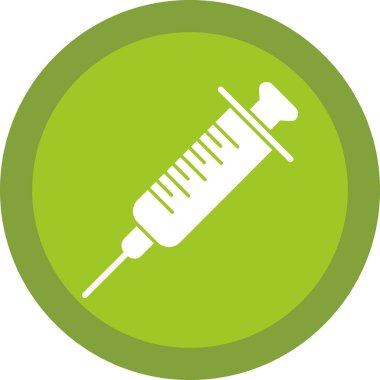 Şırınga web simgesi, vektör çizim