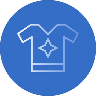 t-shirt simgesi, vektör illüstrasyonu basit tasarım