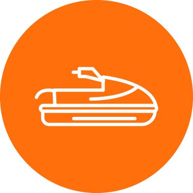 Jet ski demir simgesi, özet biçimi 