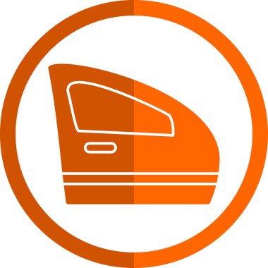 Araba kapısı. Web simgesi basit illüstrasyon