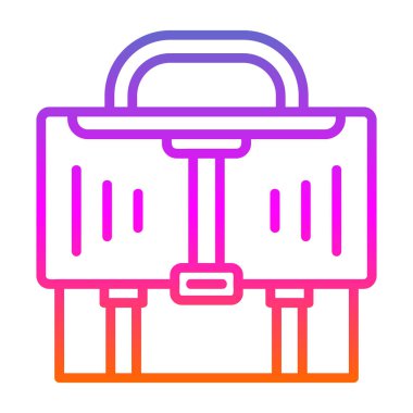  Evrak Çantası'nı web simge vektör çizim 