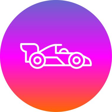 Bir motosiklet simgesinin vektör çizimi